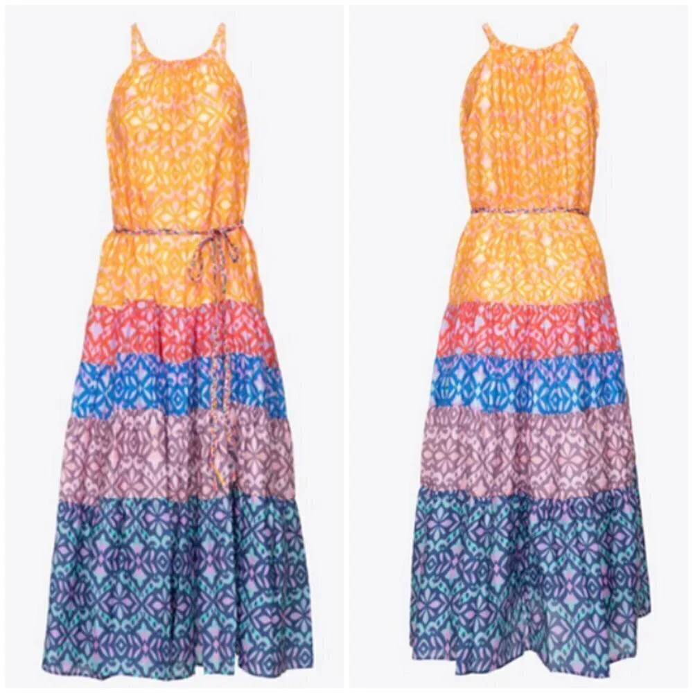 💕XIRENA💕 Viv Dress ~ Fiesta Multi-Color-Block Print XL NWT - Picture 12 of 16